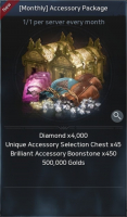 Odin: Valhalla Rising  :  (Monthly) Accessory Package