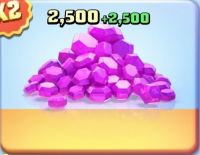 Rise of Monsters :  2 500 amethysts + 2 500 amethysts