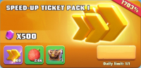 Rise of Monsters :  Speed Up  Ticket Pack I