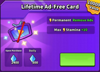 Alien Xero: 3D Space War  :  Lifetime Ad-Free Card