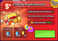 Alien Xero: 3D Space War  :  Lifetime Premium Card