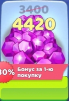 Merge Legions :  4 420 Самоцветов