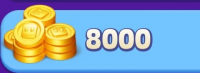 Block Jam 3D  :  8 000 Монет