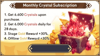 Summoners War: Rush : Monthly Crystal Subscription