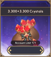 Summoners War: Rush : 3 300 Crystals + 3 300 Crystals