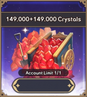 Summoners War: Rush : 149 000 Crystals + 149 000 Crystals