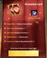 Rise of Dragons :  Permanent Card