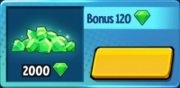 Fish Eat Fish.io  :  2 000 Gems + 120 Gems Bonus