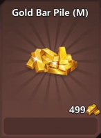Clash of Lords 2: Guild Castle :  499 Золотых слитков