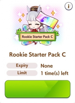 Umamusume: Pretty Derby  :   Rookie Starter Pack C