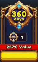 Miners Settlement: Idle RPG : Vip Membership (360 day)