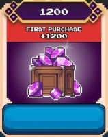 Miners Settlement: Idle RPG : 1 200 Алмазов + 1 200 Алмазов