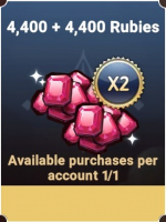 Seven Knights Idle Adventure : 4 400 рубинов