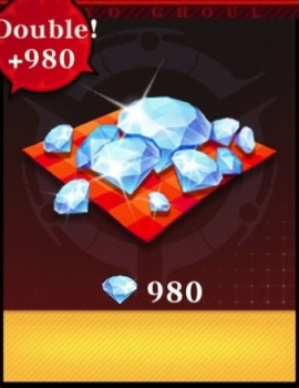 Tokyo Ghoul: Fractured Mask  : 980 Diamond + 980 Diamond