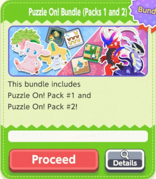 Pokémon Friends   :  Puzzle On! Bundle ( Packs 1 and 2 )