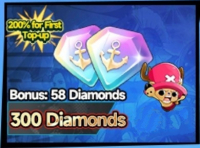 Haki Heroes: New World  : 300 Diamond + 58 Diamond