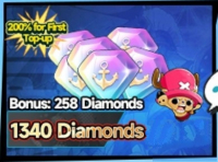 Haki Heroes: New World  : 1 340 Diamond + 258 Diamond