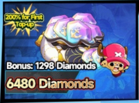 Haki Heroes: New World   : 6 480 Diamond + 1 298 Diamond