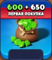 Loot Heroes  :  600 алмазов + 650 алмазов