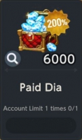 BrownDust2  : 6000 Paid Dia