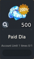 BrownDust2  : 500 Paid Dia