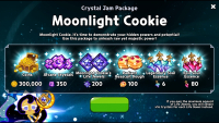 Cookie Run Kingdom :  Crystal Gam Package (Moonlight Cookie)