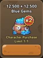 StoneAge: Pet World  :  12 500 + 12 500 Blue Gems