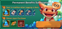 StoneAge: Pet World  :  Permanent Benefits Subscription