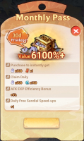 Hero Reborn：Eternal Pact   :   Monthly Pass