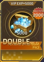 Zombie Strike: 5000 + 2000 алмазов(бонус) + 5000 VIP EXP