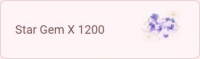 1200 Star Gems (+ 1200 Pink Gems бонус за первую покупку) : Shining Nikki