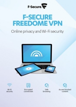 F-Secure Freedome VPN 5 устройств, ключ на 2 года (для всех регионов и стран)