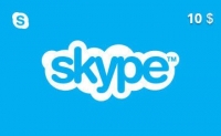 Ваучер Skype 10 долларов США (для всех регионов и стран)