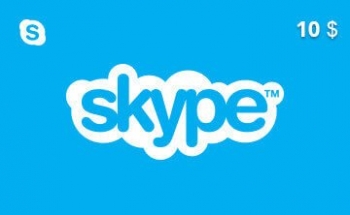 Ваучер Skype 10 долларов США (для всех регионов и стран)