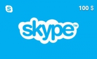 Ваучер Skype 100 долларов США (для всех регионов и стран)