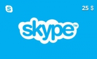 Ваучер Skype 25 долларов США (для всех регионов и стран)