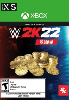 WWE 2K22 : 75000 Virtual Currency Pack (Xbox Series X|S) - Xbox Live Key (для всех регионов и стран)