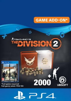 Tom Clancy’s The Division 2 – Welcome Pack (2000 Premium Credits + Emote) (PS4)