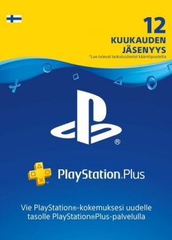 Подарочная карта PlayStation Plus 365 дней (Финляндия)