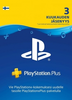 Подарочная карта PlayStation Plus 90 дней (Финляндия)