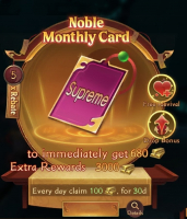 League of Exorcists  :  Noble Monthly Card